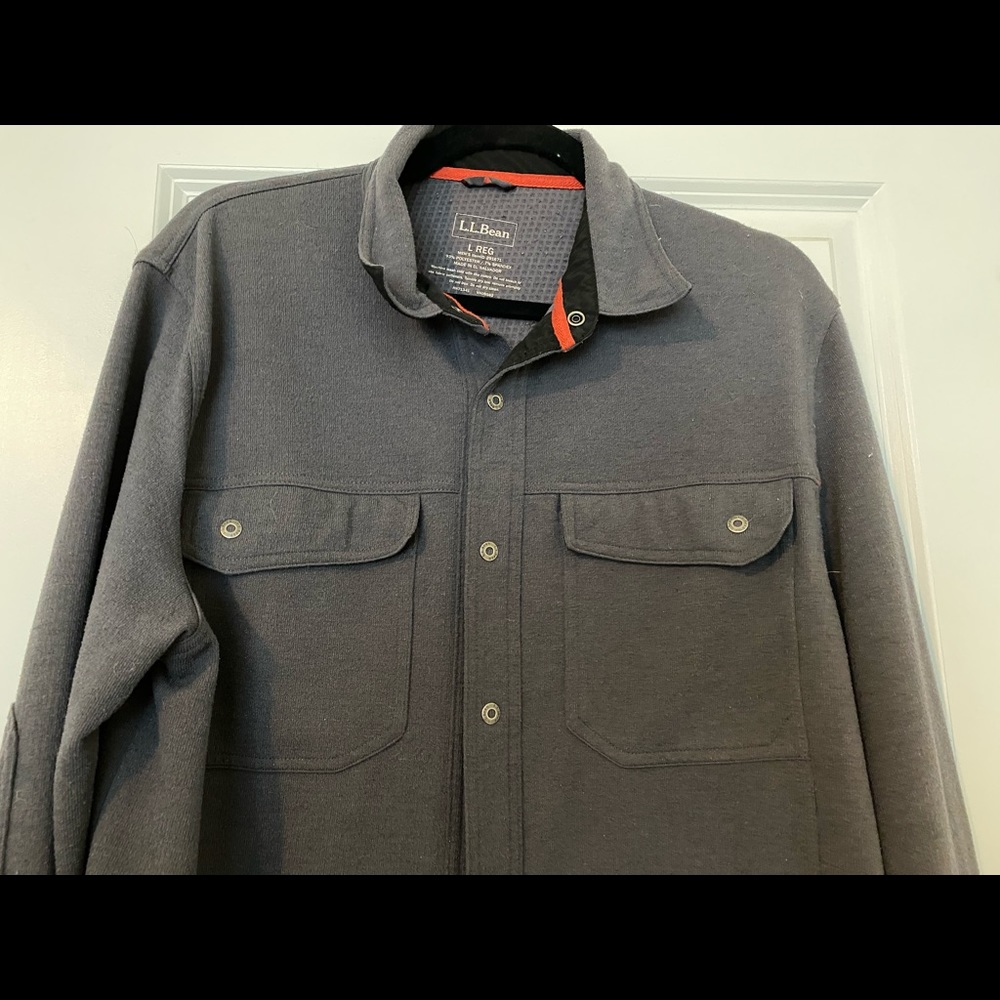 LL Bean Men’s button up Polartec Thermal Pro